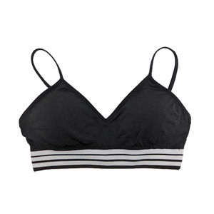 Mae Black Seamless Plunge Lounge Bralette L